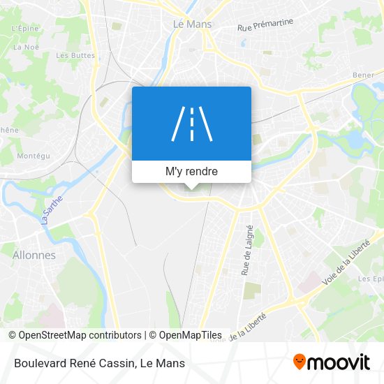 Boulevard René Cassin plan