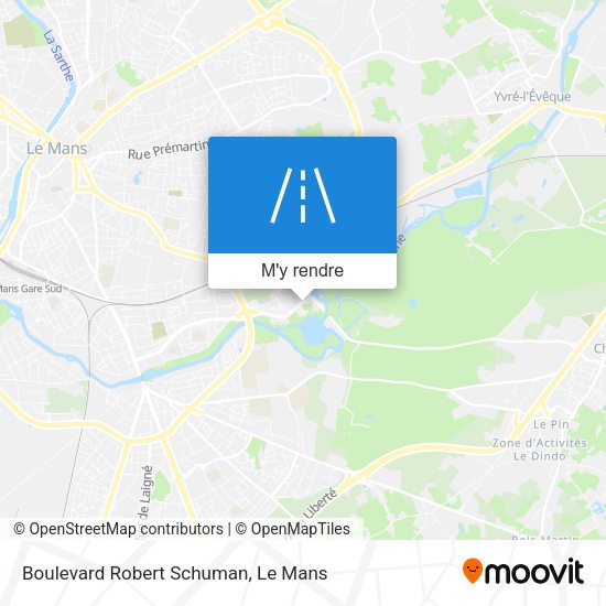 Boulevard Robert Schuman plan