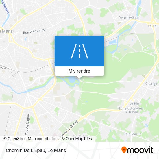 Chemin De L'Épau plan