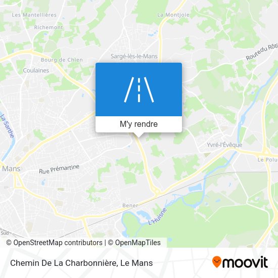 Chemin De La Charbonnière plan