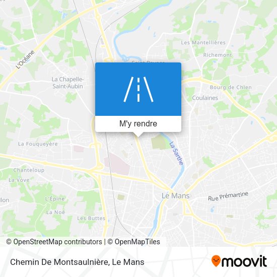 Chemin De Montsaulnière plan
