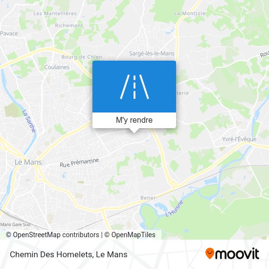 Chemin Des Homelets plan