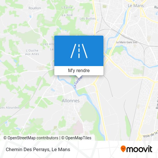 Chemin Des Perrays plan