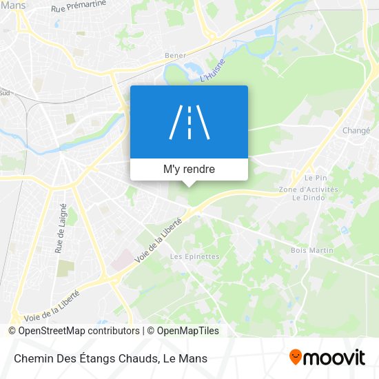 Chemin Des Étangs Chauds plan