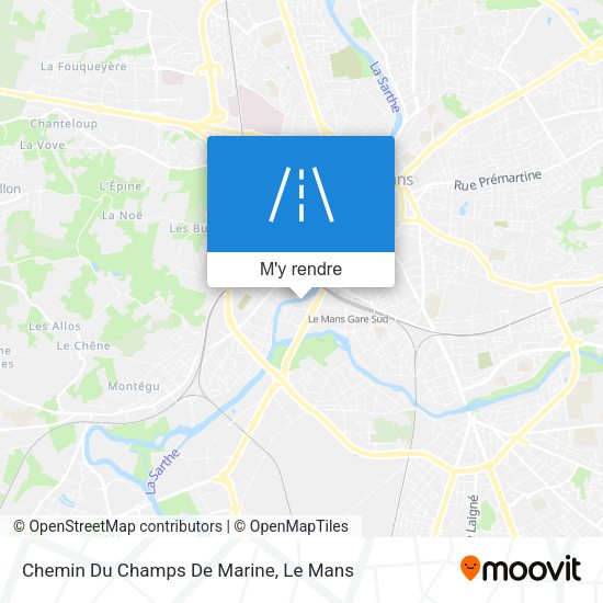 Chemin Du Champs De Marine plan