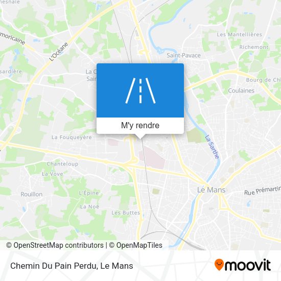 Chemin Du Pain Perdu plan