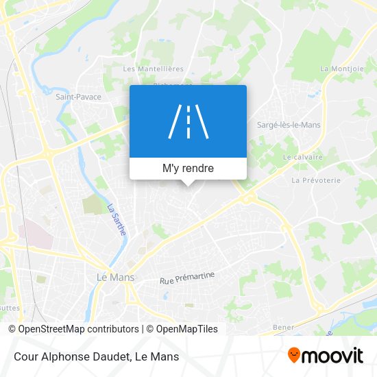Cour Alphonse Daudet plan