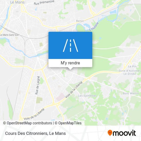 Cours Des Citronniers plan
