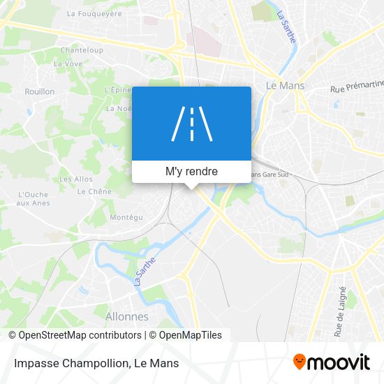 Impasse Champollion plan