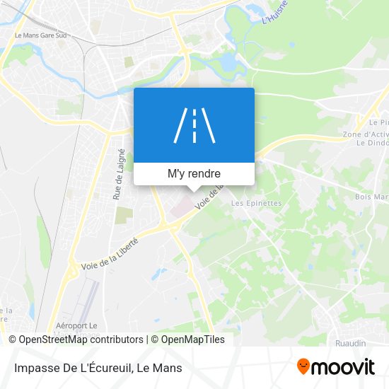 Impasse De L'Écureuil plan