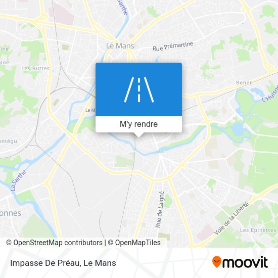 Impasse De Préau plan