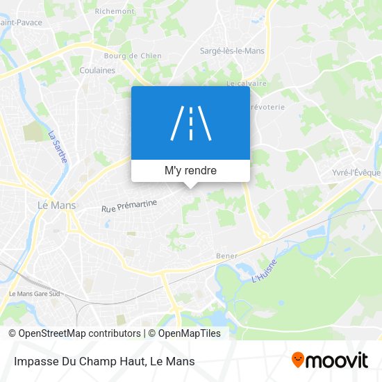 Impasse Du Champ Haut plan