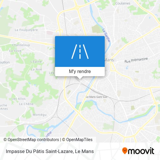 Impasse Du Pâtis Saint-Lazare plan