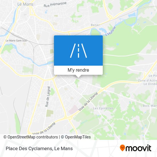 Place Des Cyclamens plan