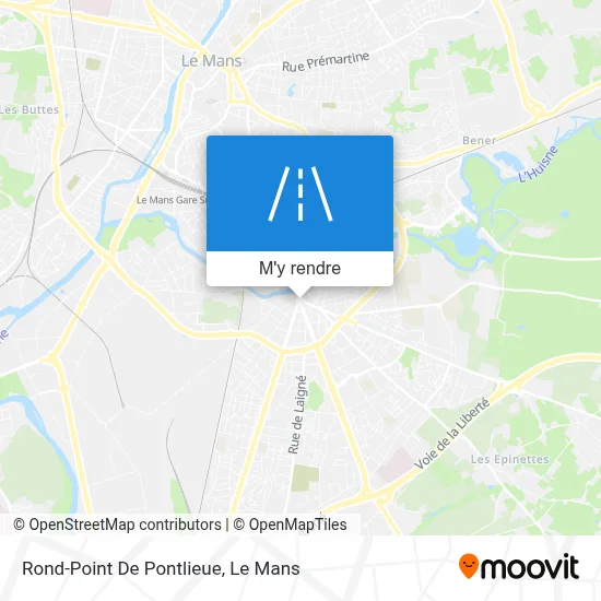 Rond-Point De Pontlieue plan