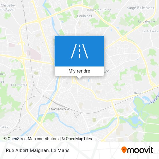 Rue Albert Maignan plan