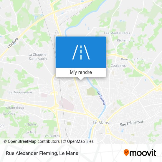 Rue Alexander Fleming plan