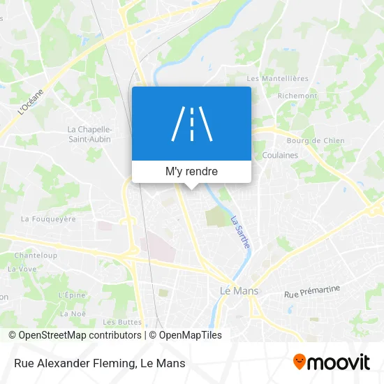Rue Alexander Fleming plan