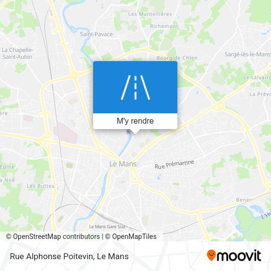 Rue Alphonse Poitevin plan