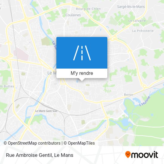 Rue Ambroise Gentil plan