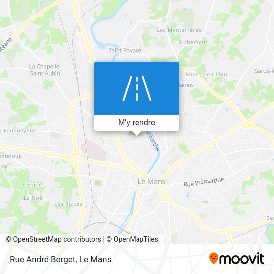 Rue André Berget plan