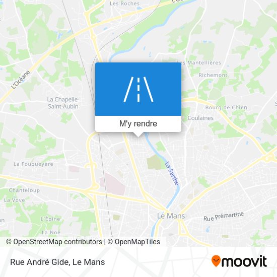 Rue André Gide plan