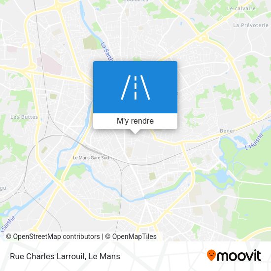 Rue Charles Larrouil plan