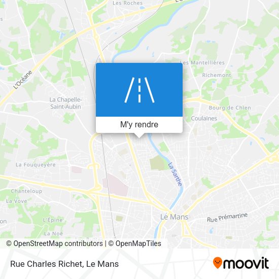 Rue Charles Richet plan