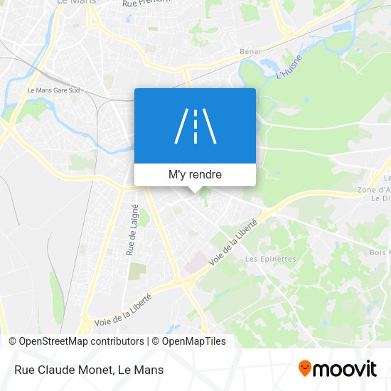 Rue Claude Monet plan