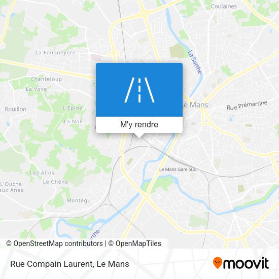 Rue Compain Laurent plan
