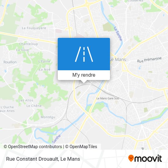 Rue Constant Drouault plan