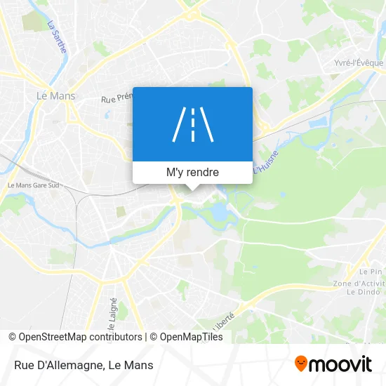 Rue D'Allemagne plan