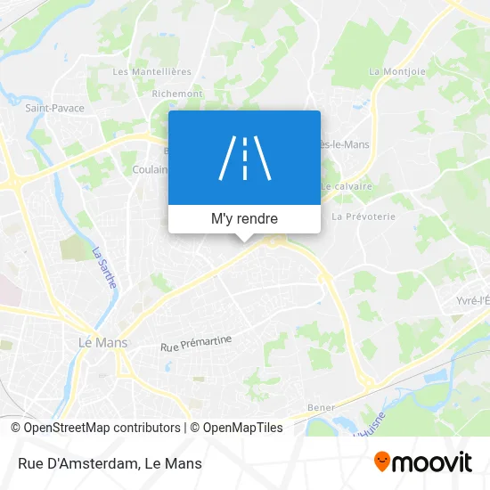 Rue D'Amsterdam plan