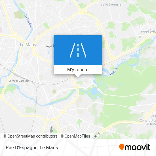 Rue D'Espagne plan