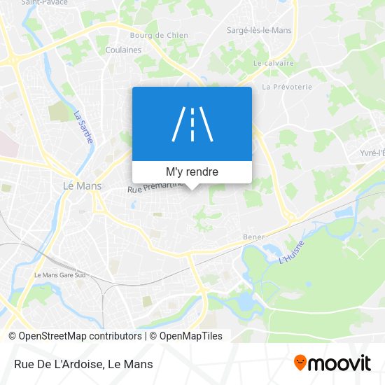 Rue De L'Ardoise plan