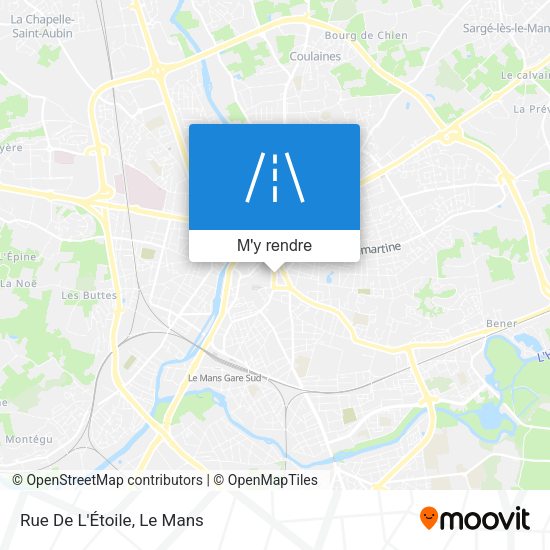 Rue De L'Étoile plan