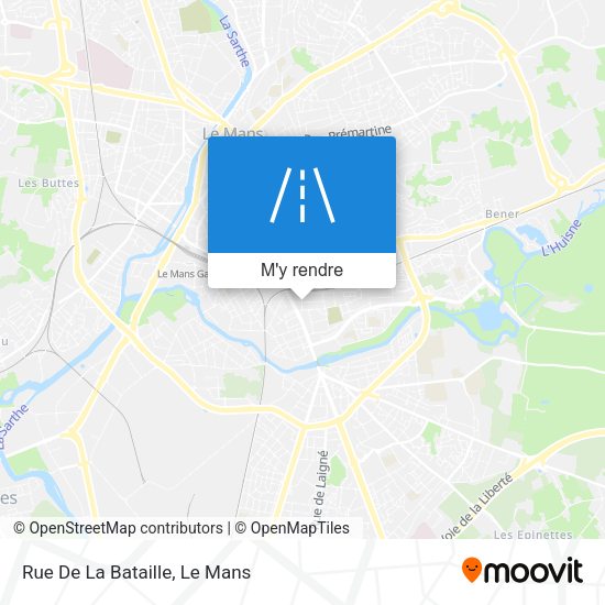 Rue De La Bataille plan