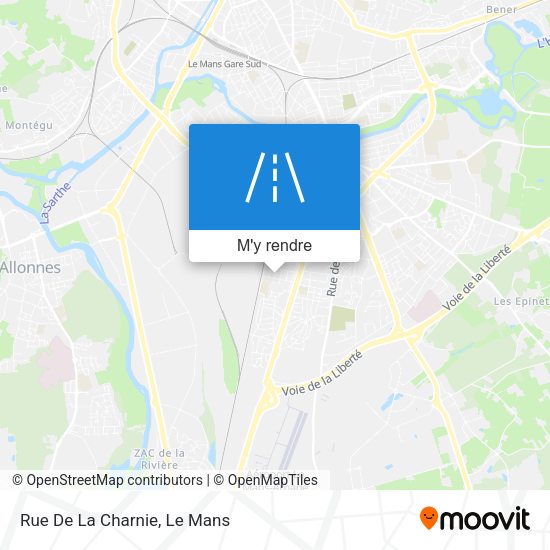 Rue De La Charnie plan
