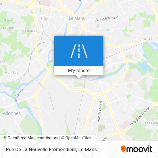 Rue De La Nouvelle Fromendière plan