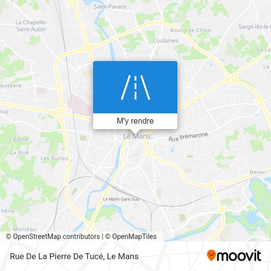 Rue De La Pierre De Tucé plan