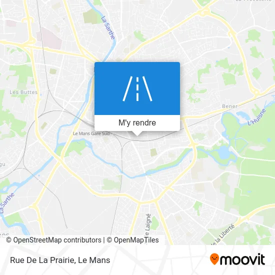 Rue De La Prairie plan