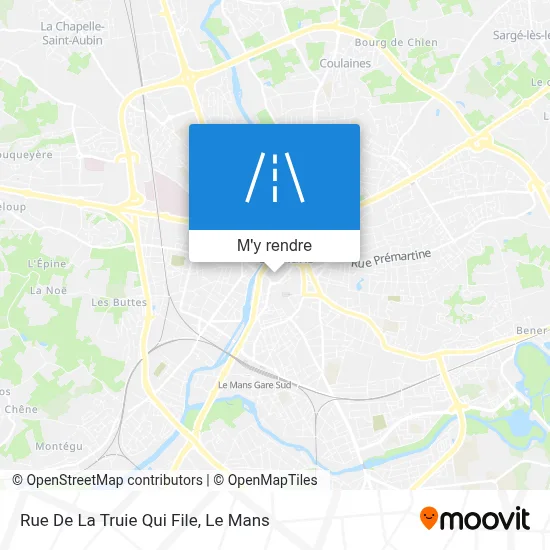 Rue De La Truie Qui File plan