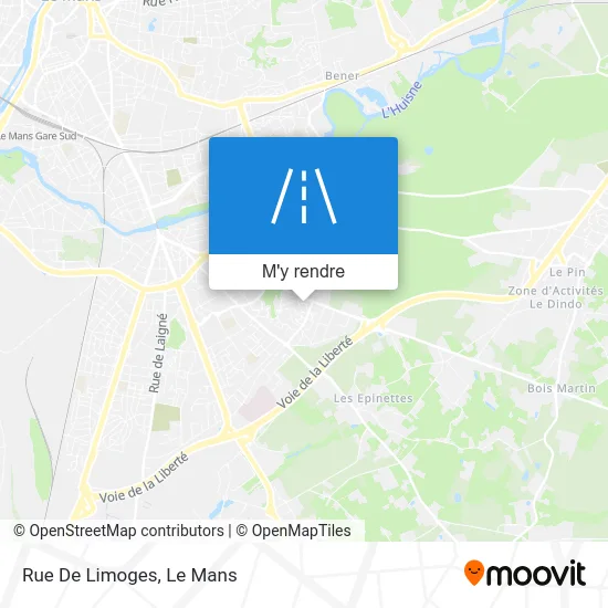 Rue De Limoges plan