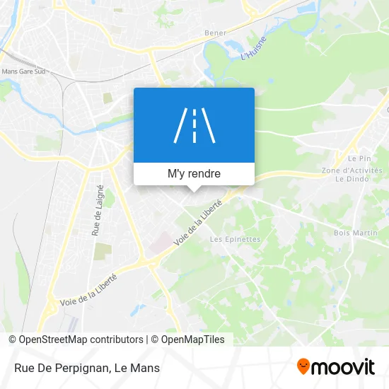 Rue De Perpignan plan