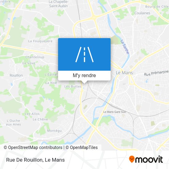 Rue De Rouillon plan