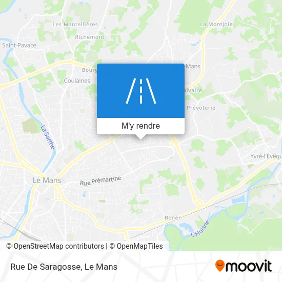 Rue De Saragosse plan