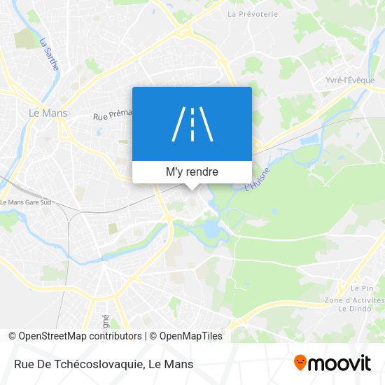 Rue De Tchécoslovaquie plan