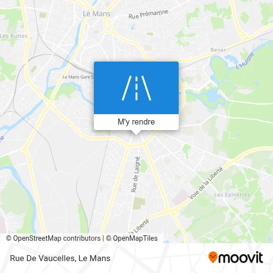 Rue De Vaucelles plan