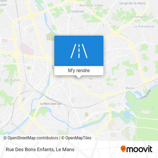 Rue Des Bons Enfants plan