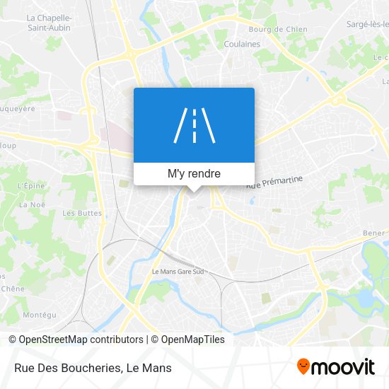 Rue Des Boucheries plan